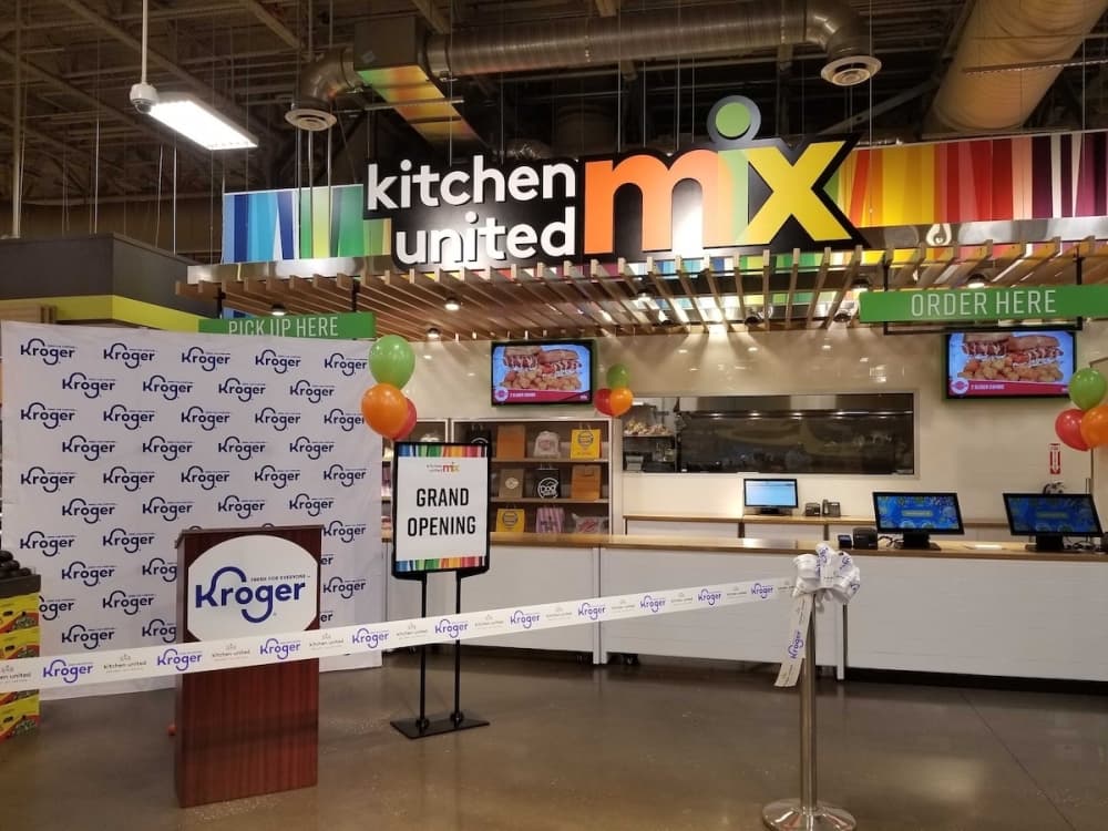 interior of Kitchen United MIX store