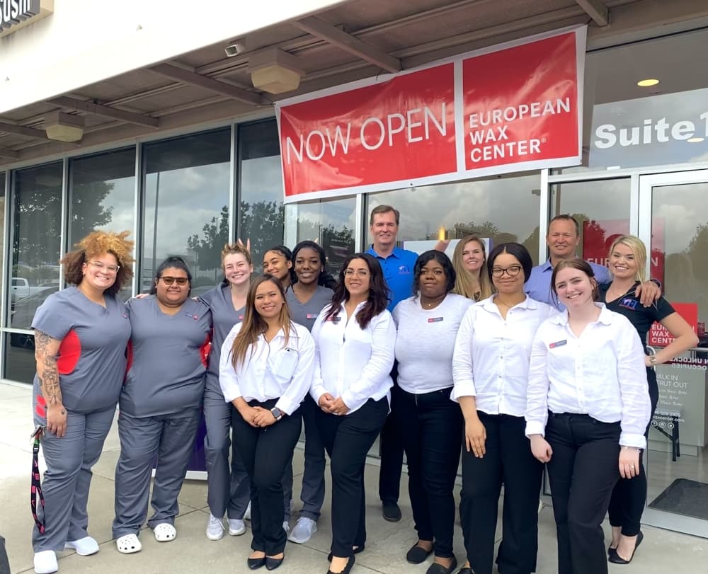 European Wax Center in Tomball open, offering waxing services to men and women