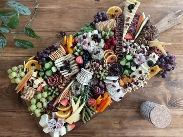 Charcuterie boards can be customized according to the clients' needs. (Courtesy Bluebonnet Collective)