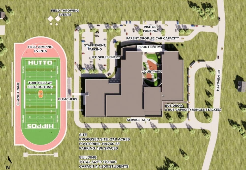 middle school 3 site plan