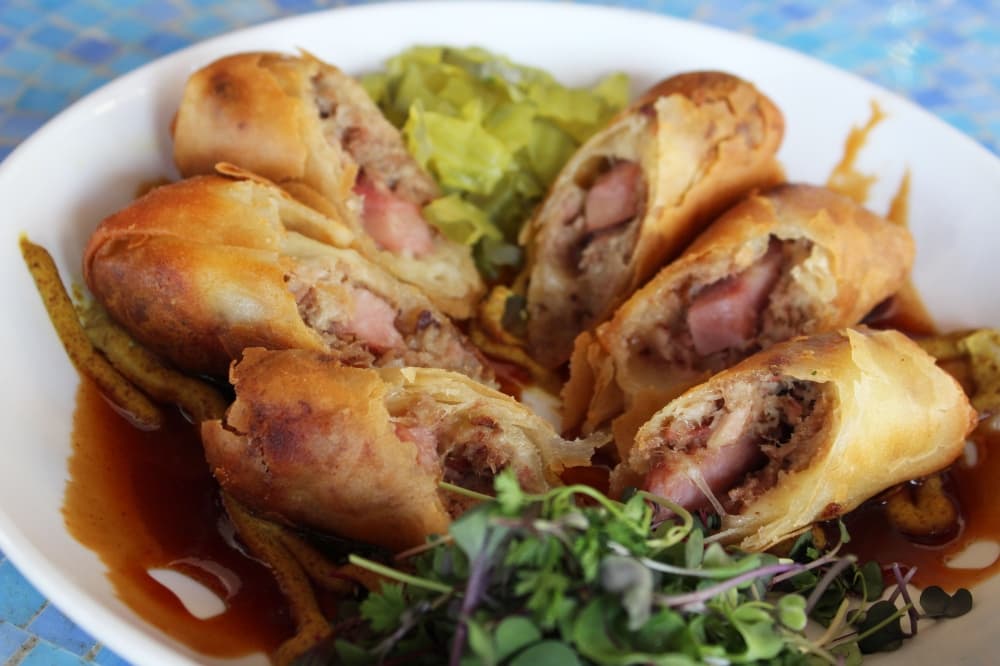 Cubano egg rolls.