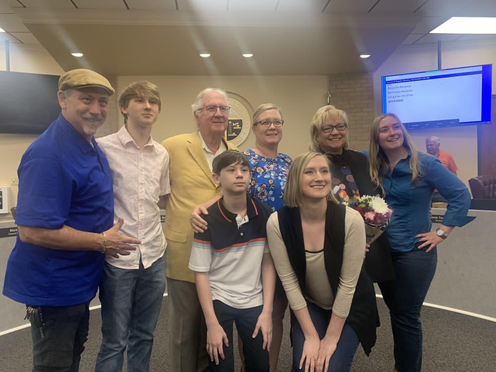 Lori Klein Quinn was sworn in as new Tomball mayor at the May 16 City Council meeting. (Kayli Thompson/Community Impact Newspaper)