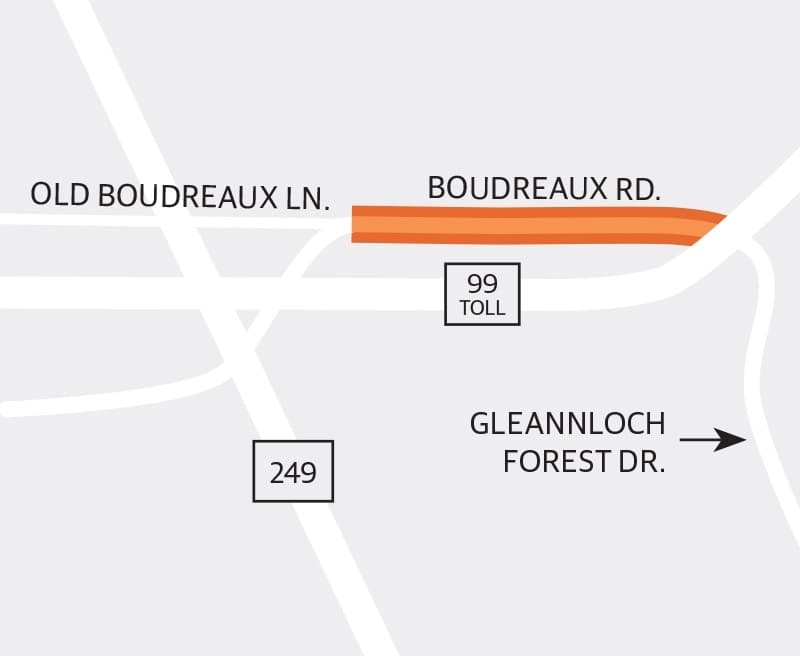 Harris County Precinct 3 studying project to widen Boudreaux Road