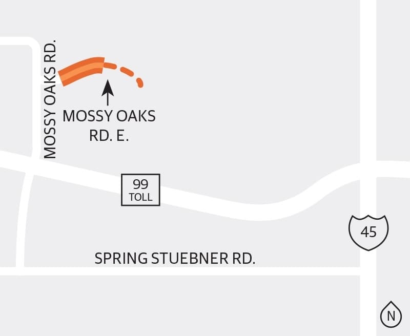 Harris County Precinct 3 studying project to extend Mossy Oaks Road East