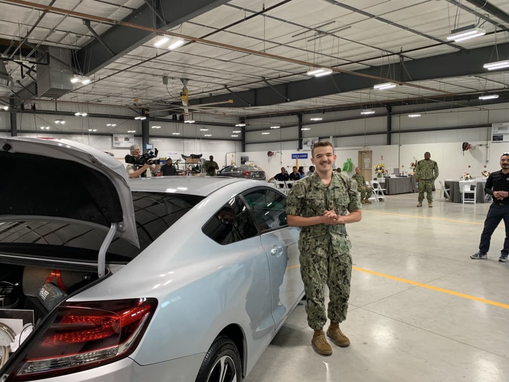 Sailor stationed in Austin gets new car donation