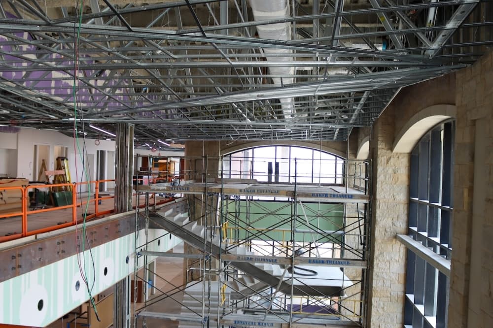 Classrooms are provided on each floor of Frisco Landing so students will be encouraged to utilize the whole building. (Grant Johnson/Community Impact Newspaper)