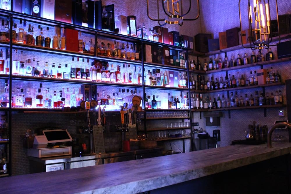 Rare Books Bar is a secrete speakeasy within the restaurant. (Miranda Jaimes/Community Impact Newspaper)