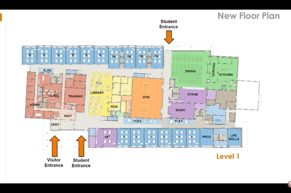 All schematics are screenshots of Stantec Architects' presentation at the May 10 Alvin ISD board meeting. (Courtesy Alvin ISD)