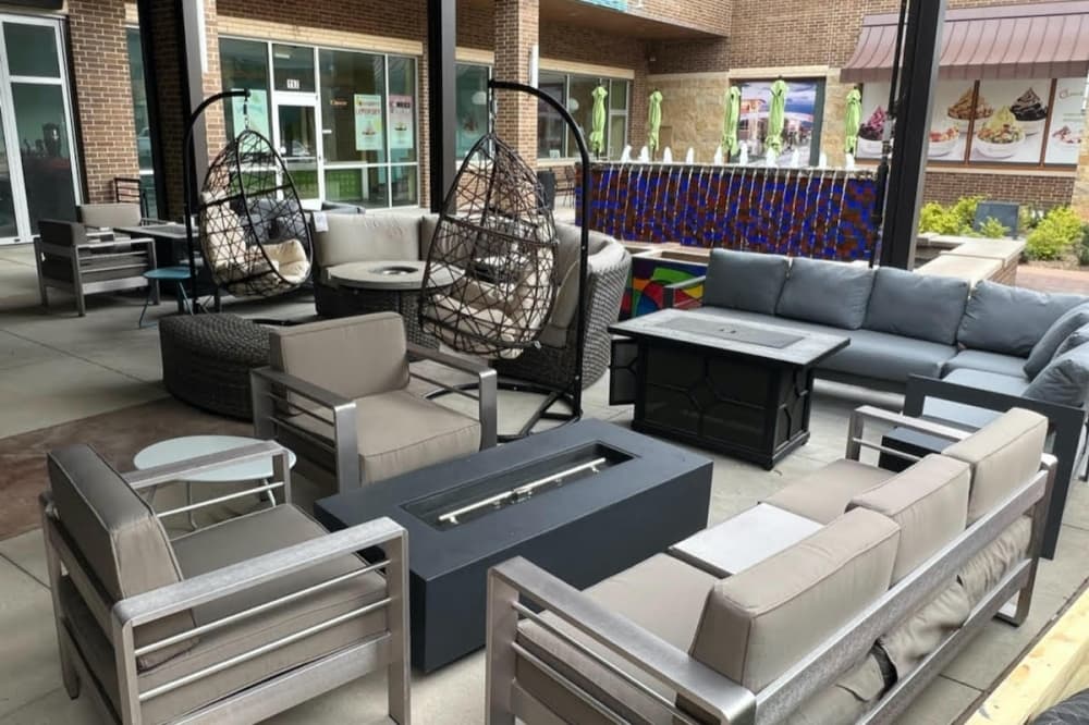 Fizz's patio.