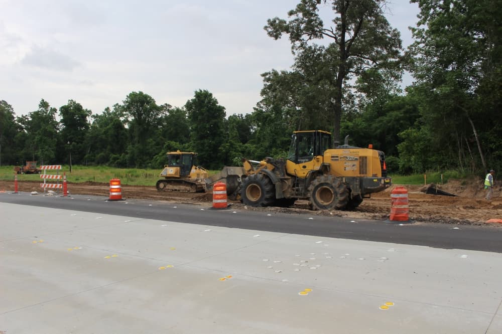 Bridge work, lane construction underway on Gosling Road