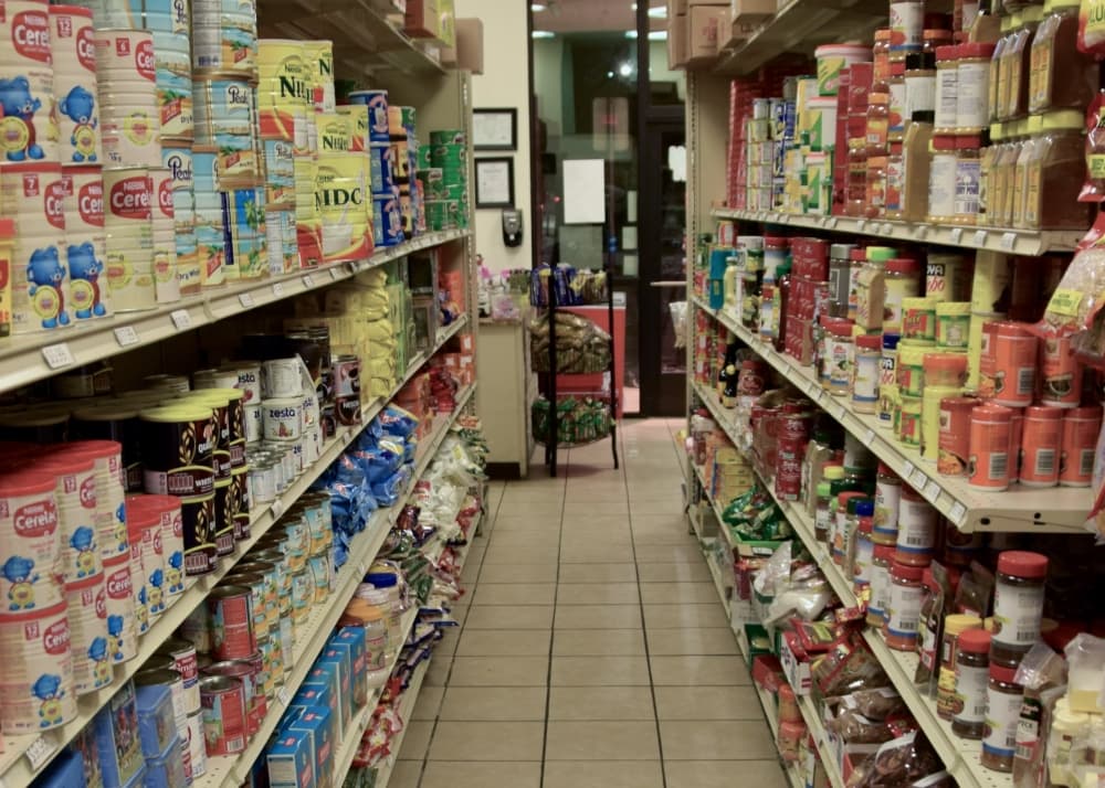 A variety of African groceries can be found at the market. (Amber Friend/Community Impact Newspaper)