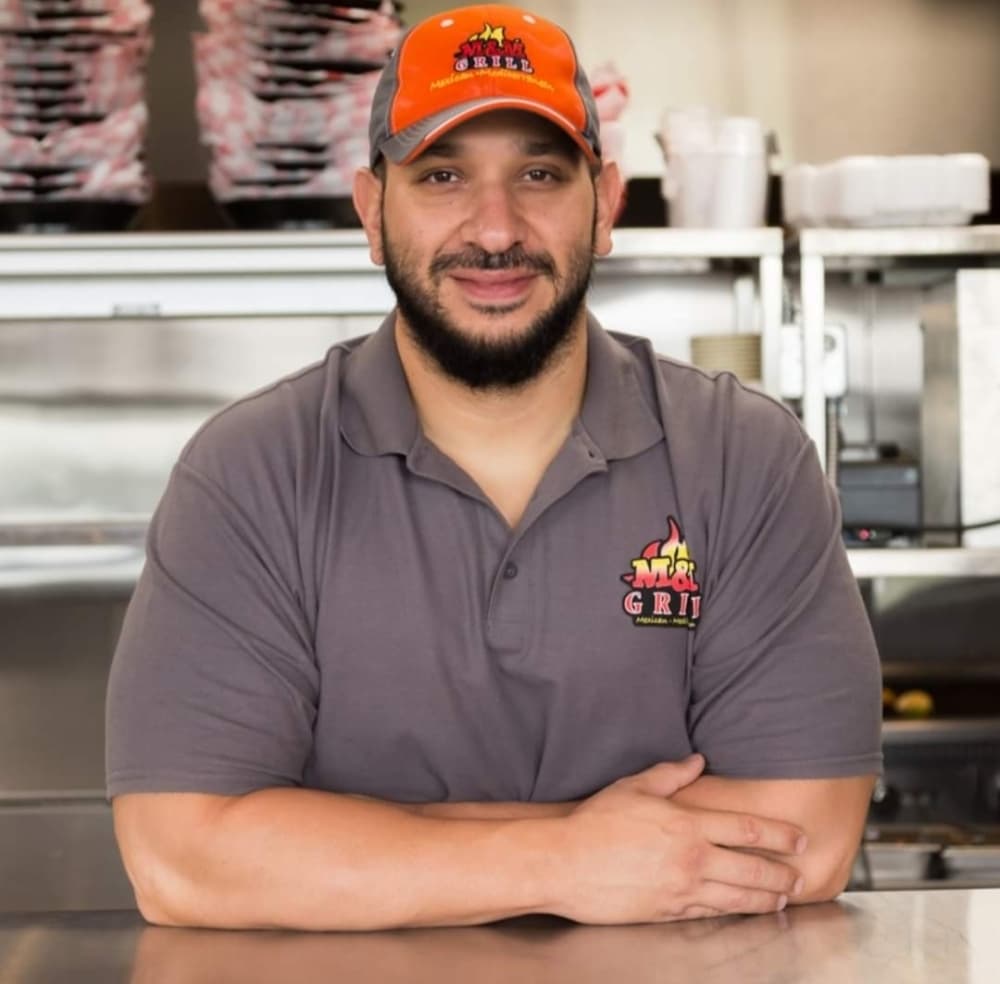 Aladdin Hatamleh opened M & M Grill in 2011. (Courtesy M&M Grill)