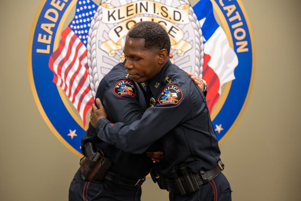 Klein ISD honors new district Police Chief Marlon Runnels at June 2 pinning ceremony