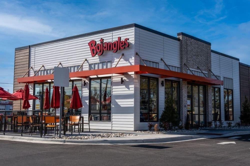 The first two Texas Bojangles locations will have similar design features to a new restaurant in Kannapolis, North Carolina, according to a company spokesperson. (Courtesy Bojangles)