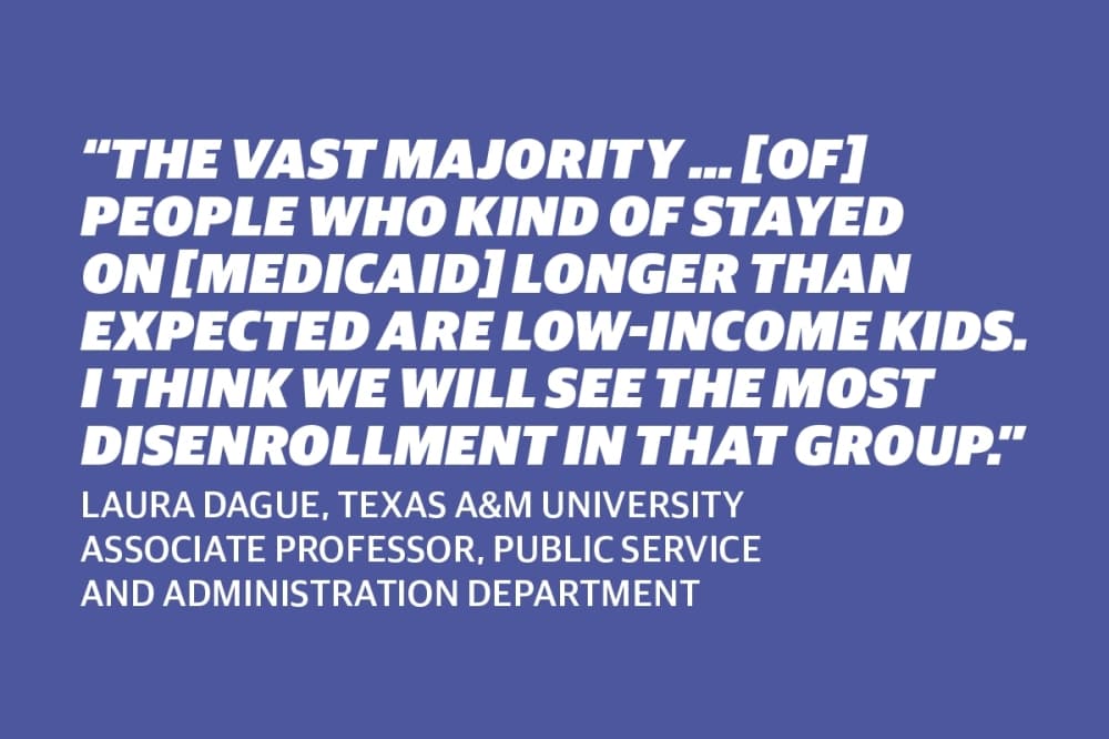 Medicaid expiration could put enrollees at risk