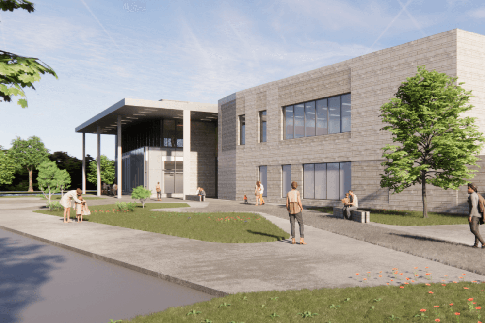 The new north library, which is anticipated to be ready for use by residents of the cities of Fulshear and Simonton, will sit on 5 acres of land donated by the Ginter family. (Courtesy Fort Bend County)