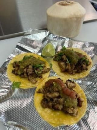 The truck features tacos with hand cut meat. (Courtesy Alejandro Garcia)