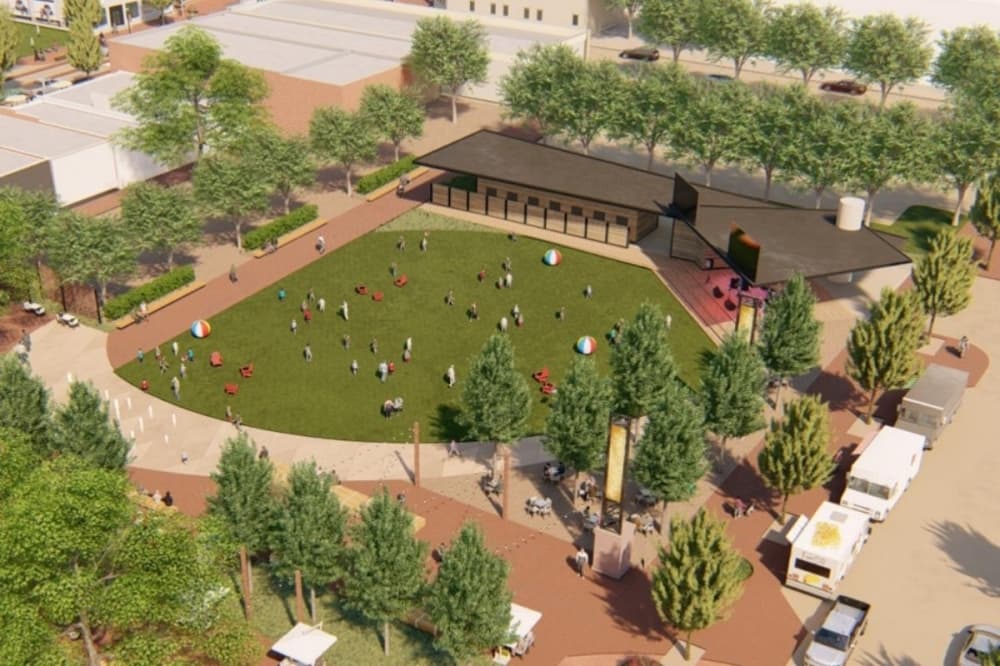Fourth Street Plaza.