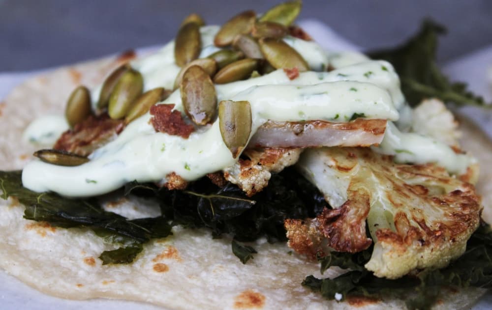 Cauliflower Taco.