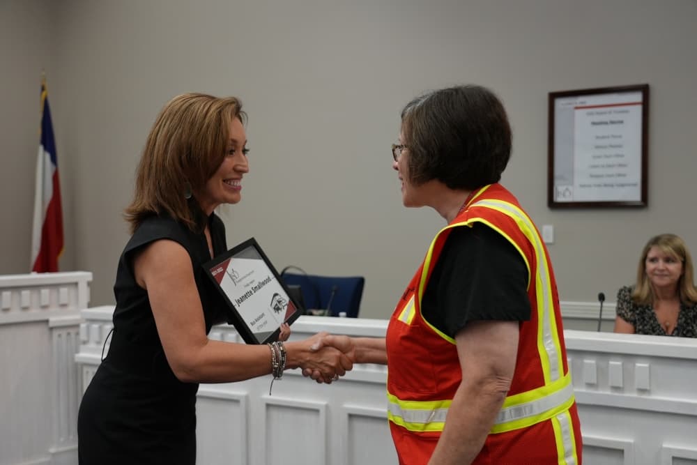 Jeanette Smallwood awarded Judson ISD Bus Assistant of the 2021-22 school year