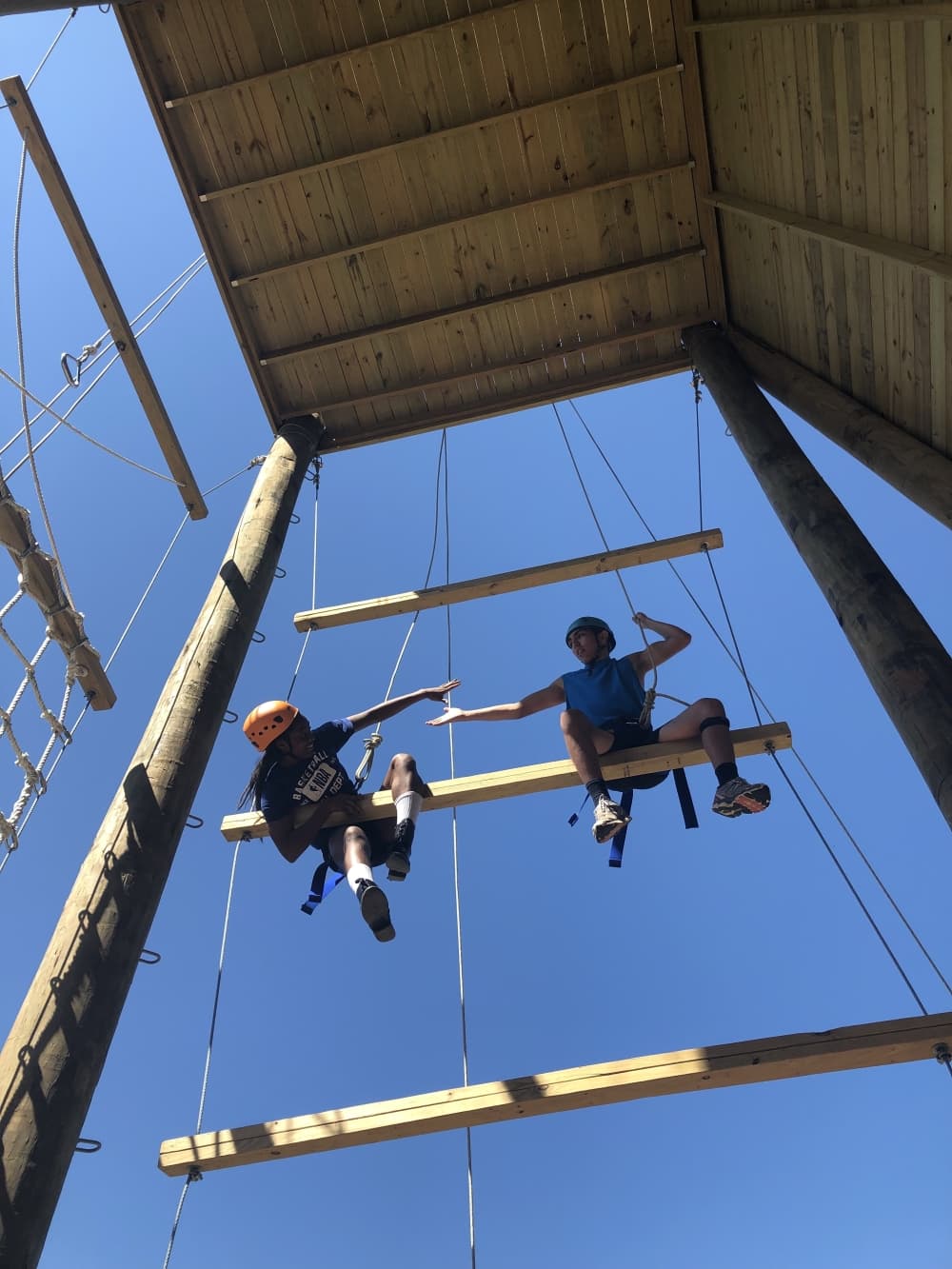 A high ropes challenge course, ziplines, archery and nature exploration are a few of the activities offered at Candlelight Ranch. (Courtesy Candlelight Ranch)