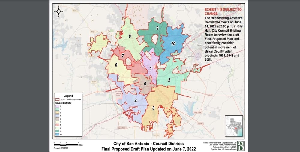 San Antonio City Council approves redistricting plan