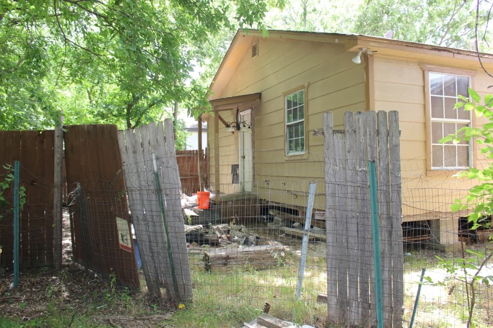 Work will be provided by North Texas Palms & Pottery to improve the landscaping around the site. (Miranda Jaimes/Community Impact Newspaper)
