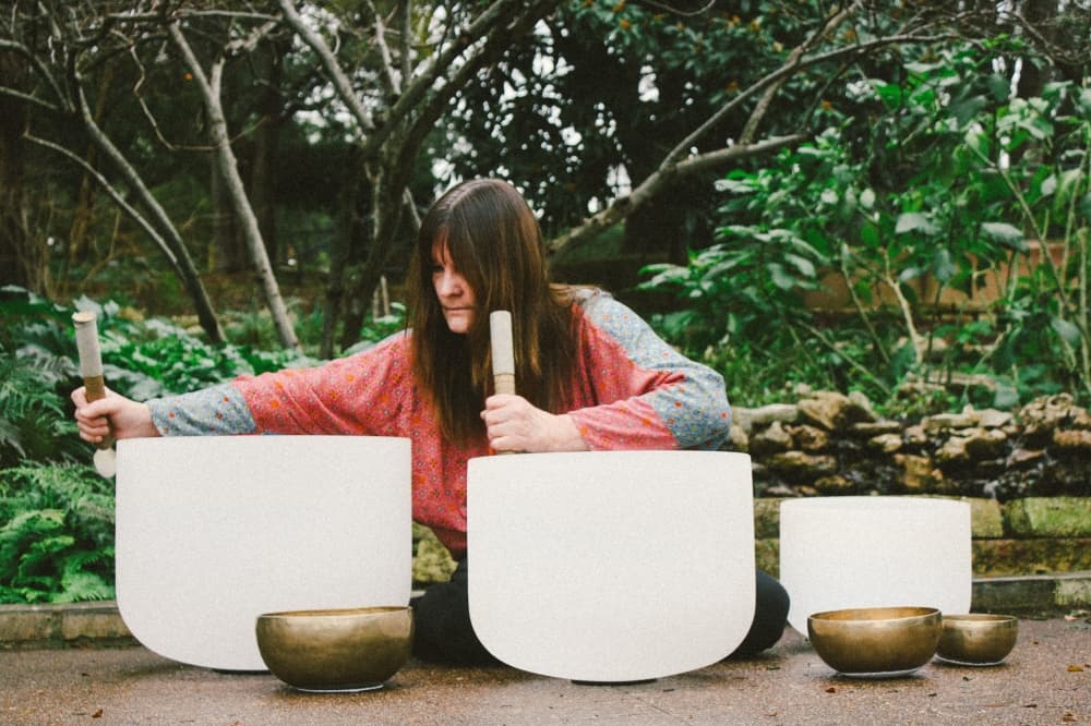 Spicewood's Sandee Conroy uses bowls' vibrations to soothe souls