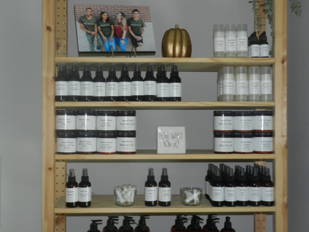 Guests of the spa can find specialty products at the spa. (Stephen Hunt/Community Impact Newspaper)