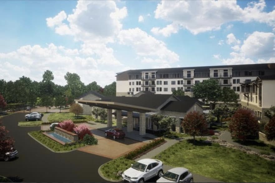Construction begins on new senior living center at Haggard Farms site
