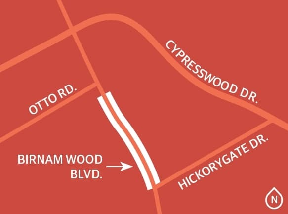 Harris County Precinct 3 studying project to expand Birnam Wood Boulevard