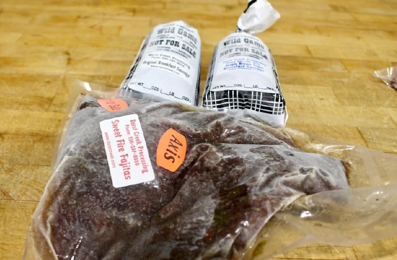 Darst Creek also processes wild game.