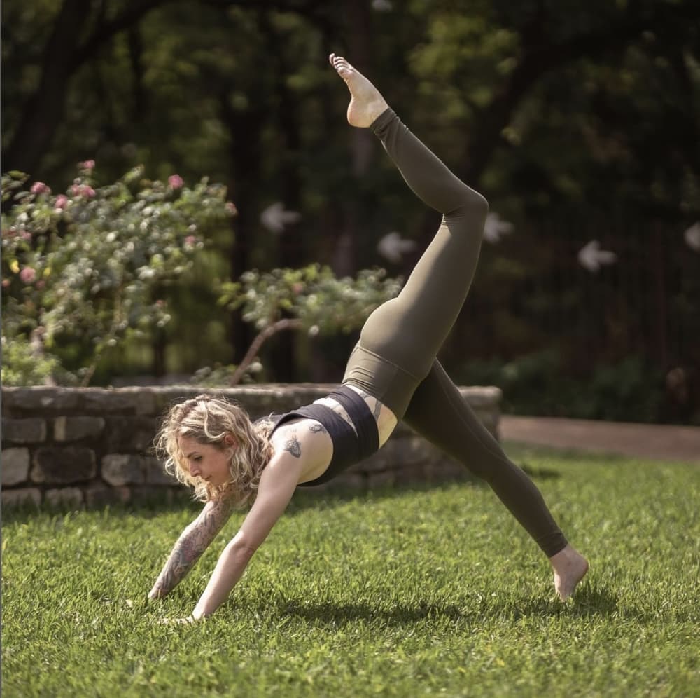Wild and Free Yoga at Indian Motorcycle (Courtesy Collette Ouseley-Moynan)