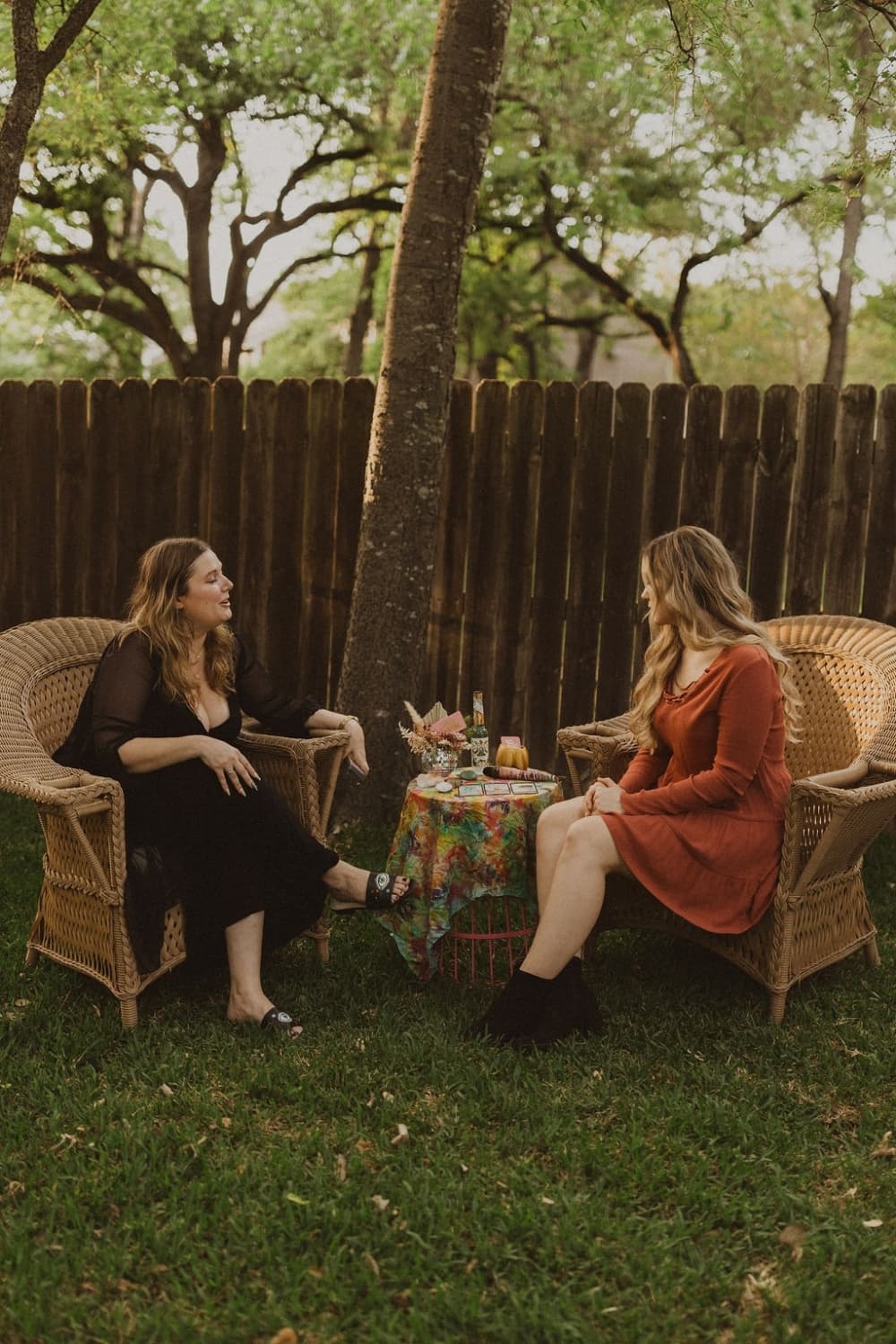 The shop has an outdoor area that can be used to host social events. (Courtesy of Ethereal Gift Collective)