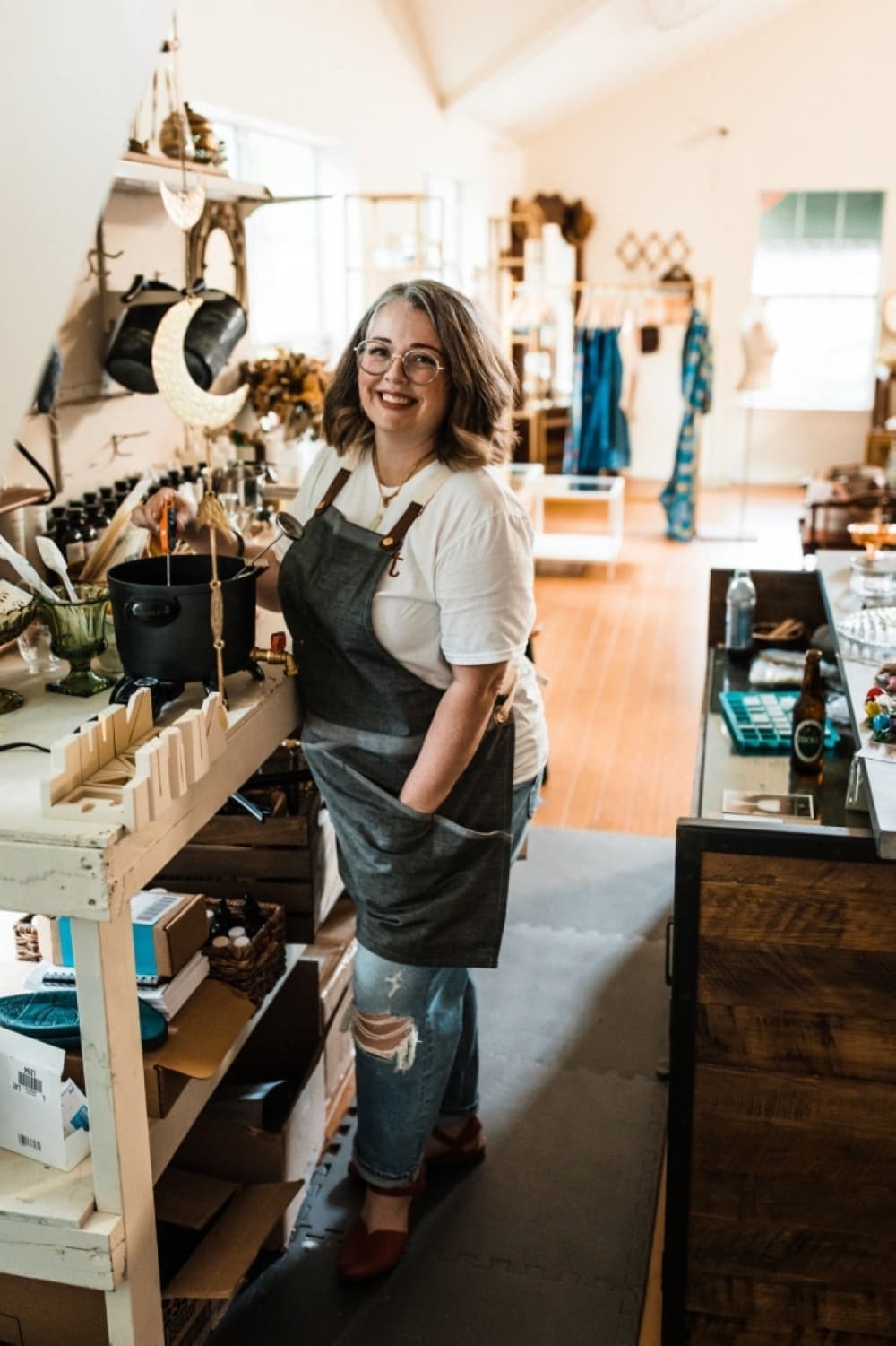 
Courtney Smith-Bush is one of the owners of Ethereal Gift Collective, which she opened in May 2021.