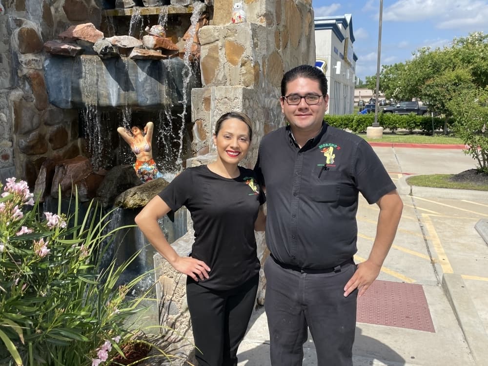 Manager Elizabeth Moreno runs Moreno’s Mexican Restaurant with her brother, Charlie Moreno. (Andy Yanez/Community Impact Newspaper)