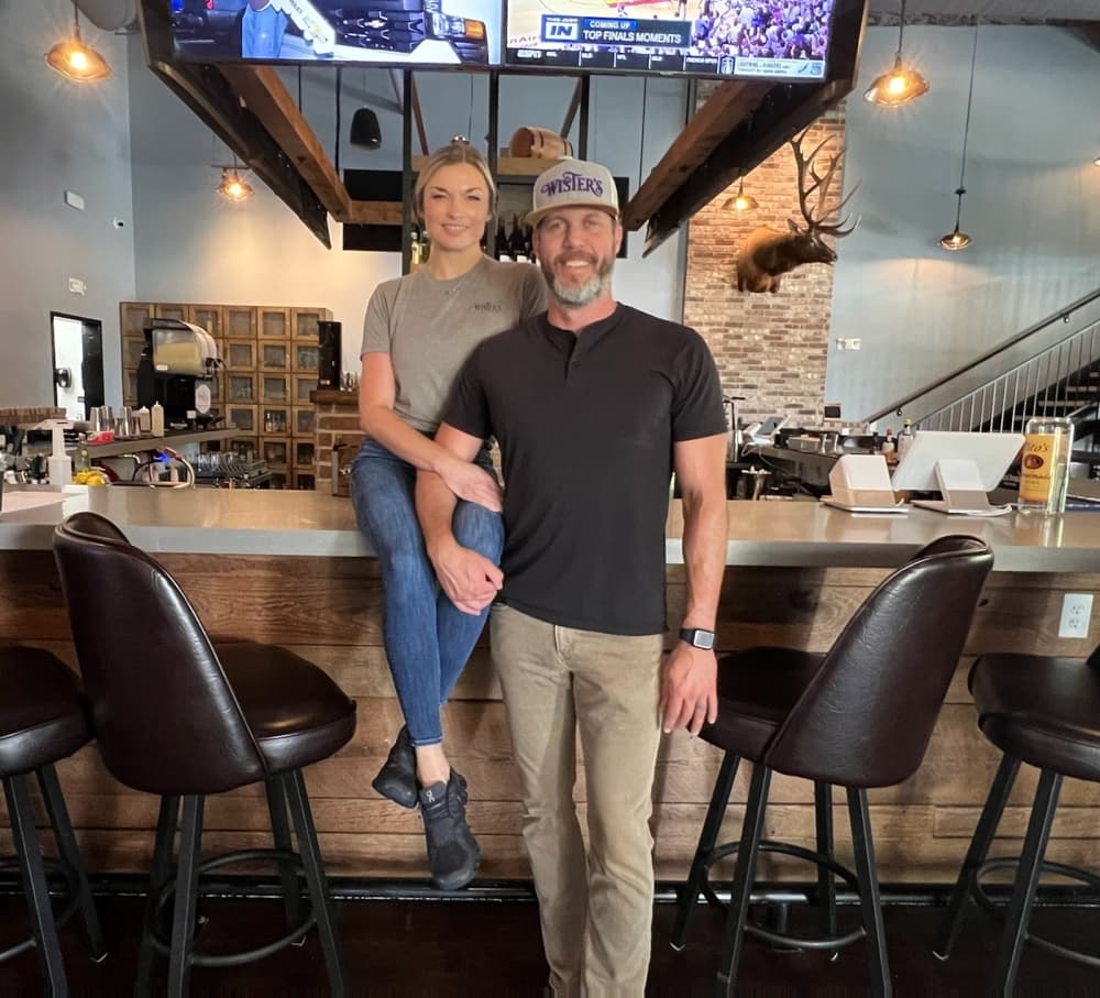 
Owners Kristy and Lee Terrell opened Wister’s Bar & Grill on April 30 in Montgomery. (Photos by Maegan Kirby/Community Impact Newspaper)