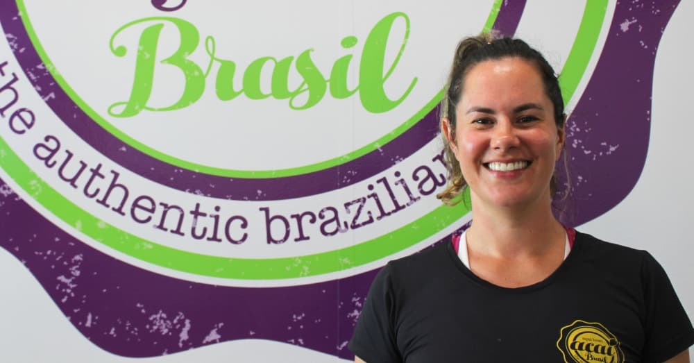Verena Arus opened Acai Brasil with her husband, Misael Miranda, in 2017. (Wesley Gardner/Community Impact Newspaper)
