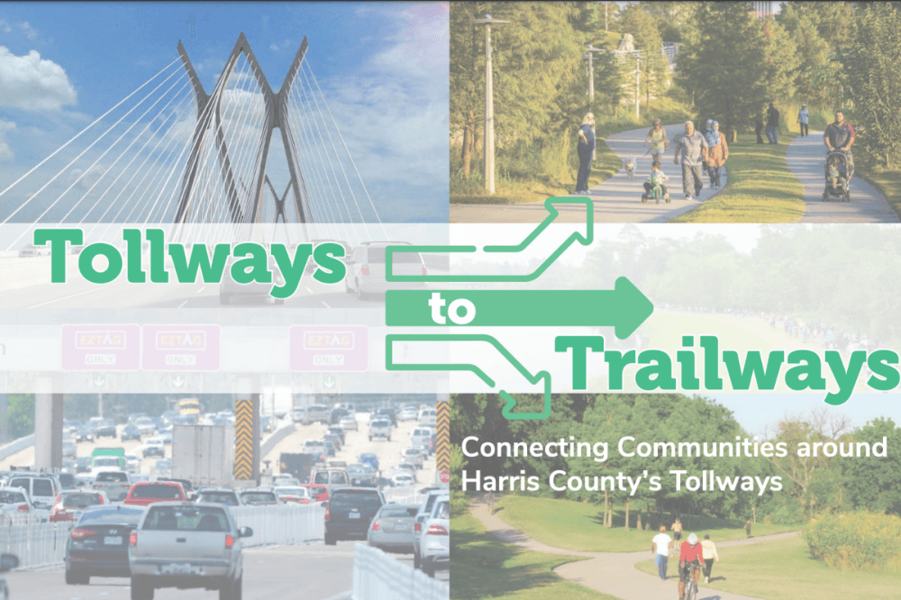 Harris County commissioners approved $53 million May 10 for the Harris County Toll Road Authority’s new Tollways to Trailways initiative, which will add 236 miles of new recreational trails across the county. 16 of those projects are specific to Precinct 4. (Courtesy Harris County)