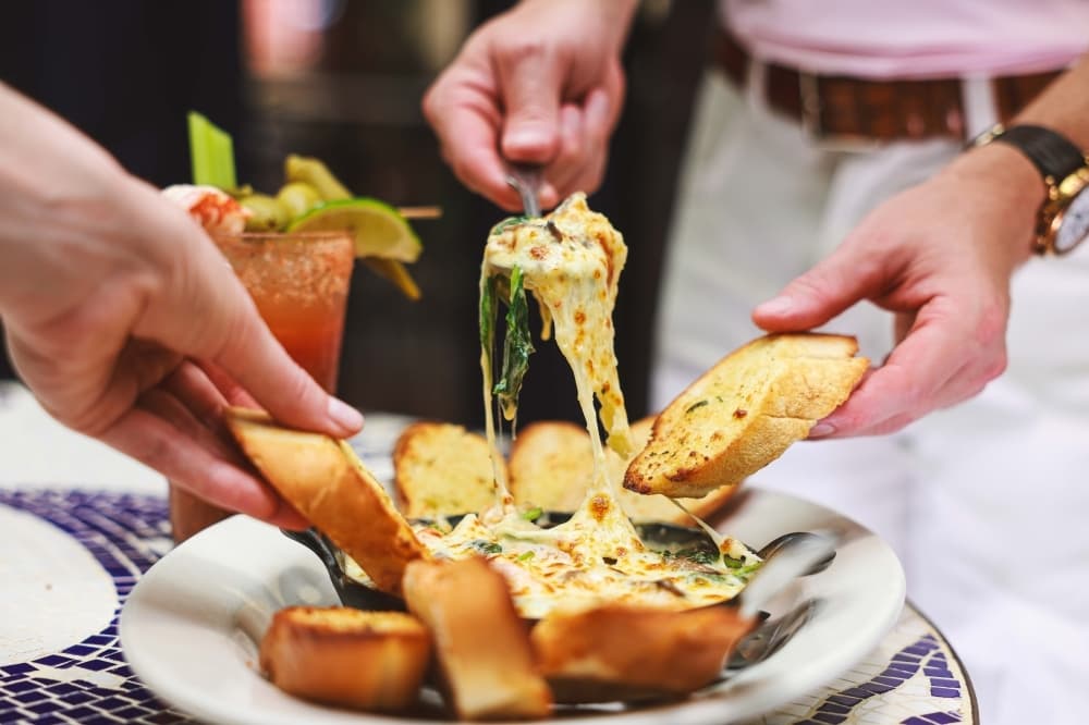 Seafood Fondoo is one of the most popular menu items. It includes shrimp, crawfish, spinach and mushrooms in a jack cheese cream sauce. $19 (Courtesy McAdoo's)