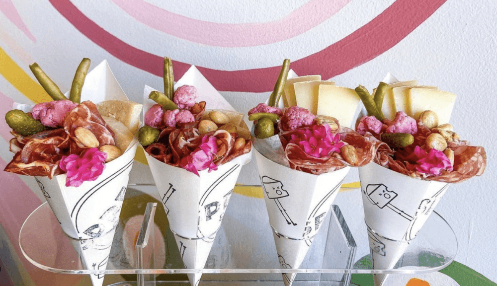 Spread & Co. offers single serving cheese cones. (Courtesy Spread & Co.)