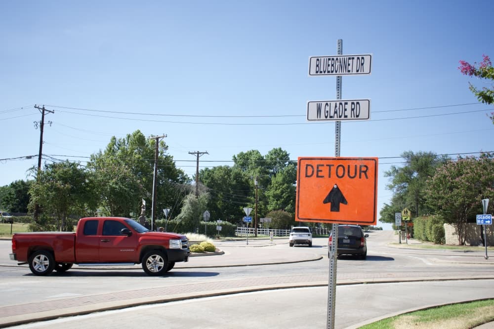 Glade Road, Bluebonnet Drive intersection in Colleyville closed for 6 months
