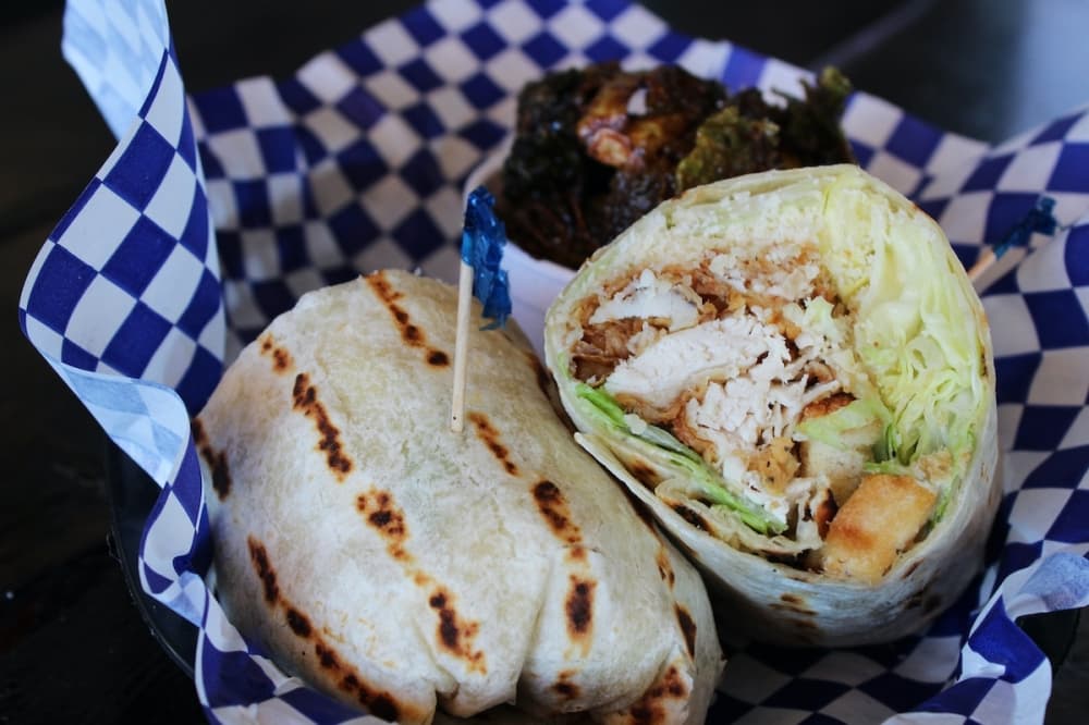 The Hot Chicken Caesar Wrap.