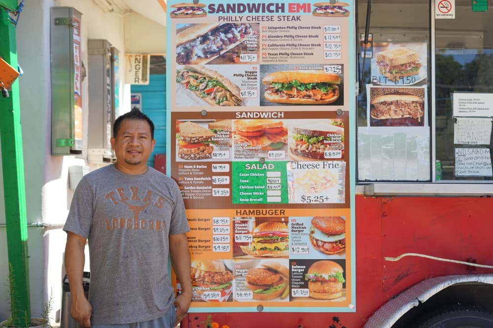 Sandwich Emi truck now open in North Austin