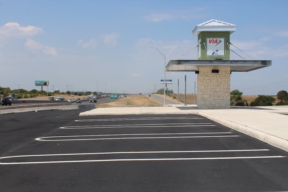 VIA Northeast Park and Pool near completion south of Schwab Road