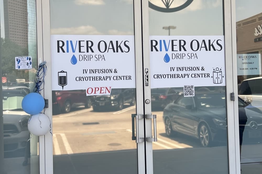 IV vitamin infusion shop River Oaks Drip Spa now open