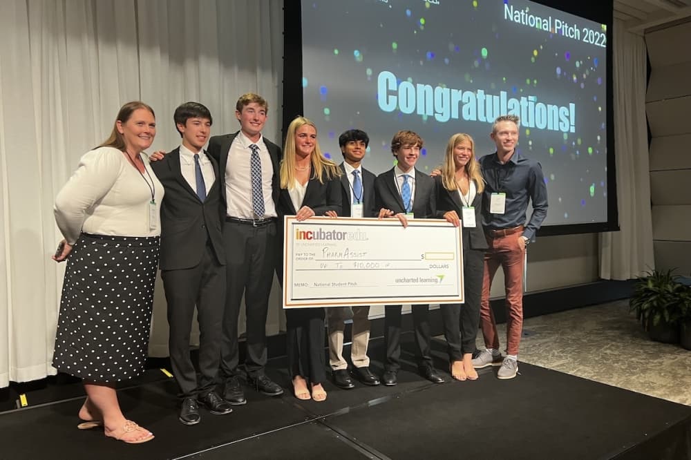 Westlake High School Business Incubator team wins funding at national level