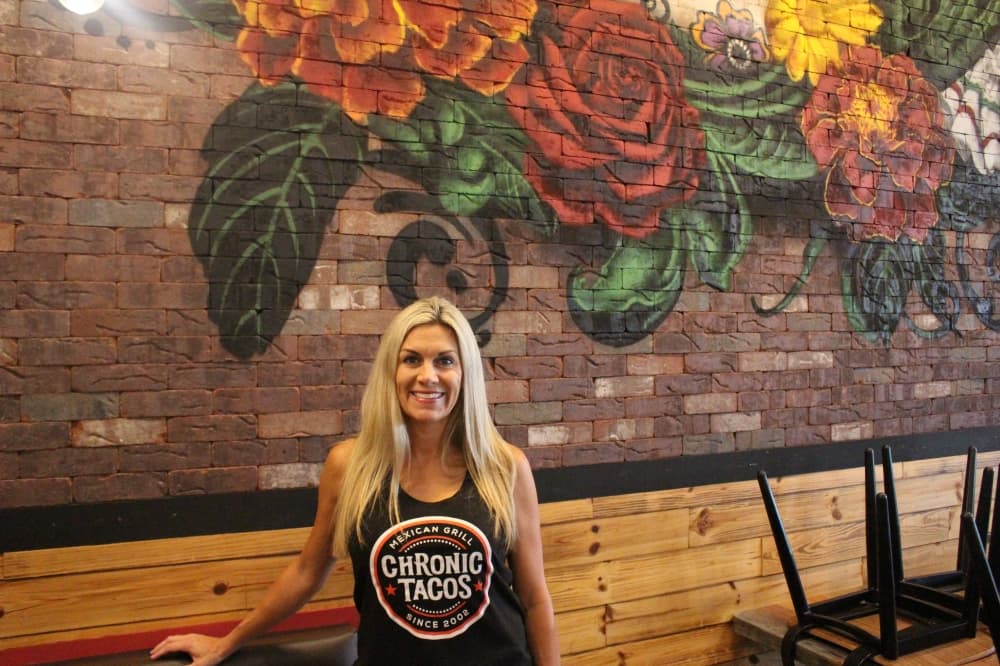 Owner Pam Arquitt started Chronic Tacos with her husband, Thad Arquitt, in 2019. (Peyton MacKenzie/Community Impact Newspaper)