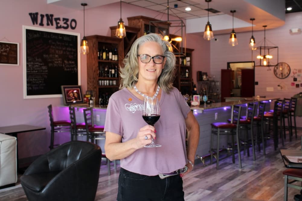 Over 100 varieties of wine served at Wine:30 on Oak Street in Roanoke