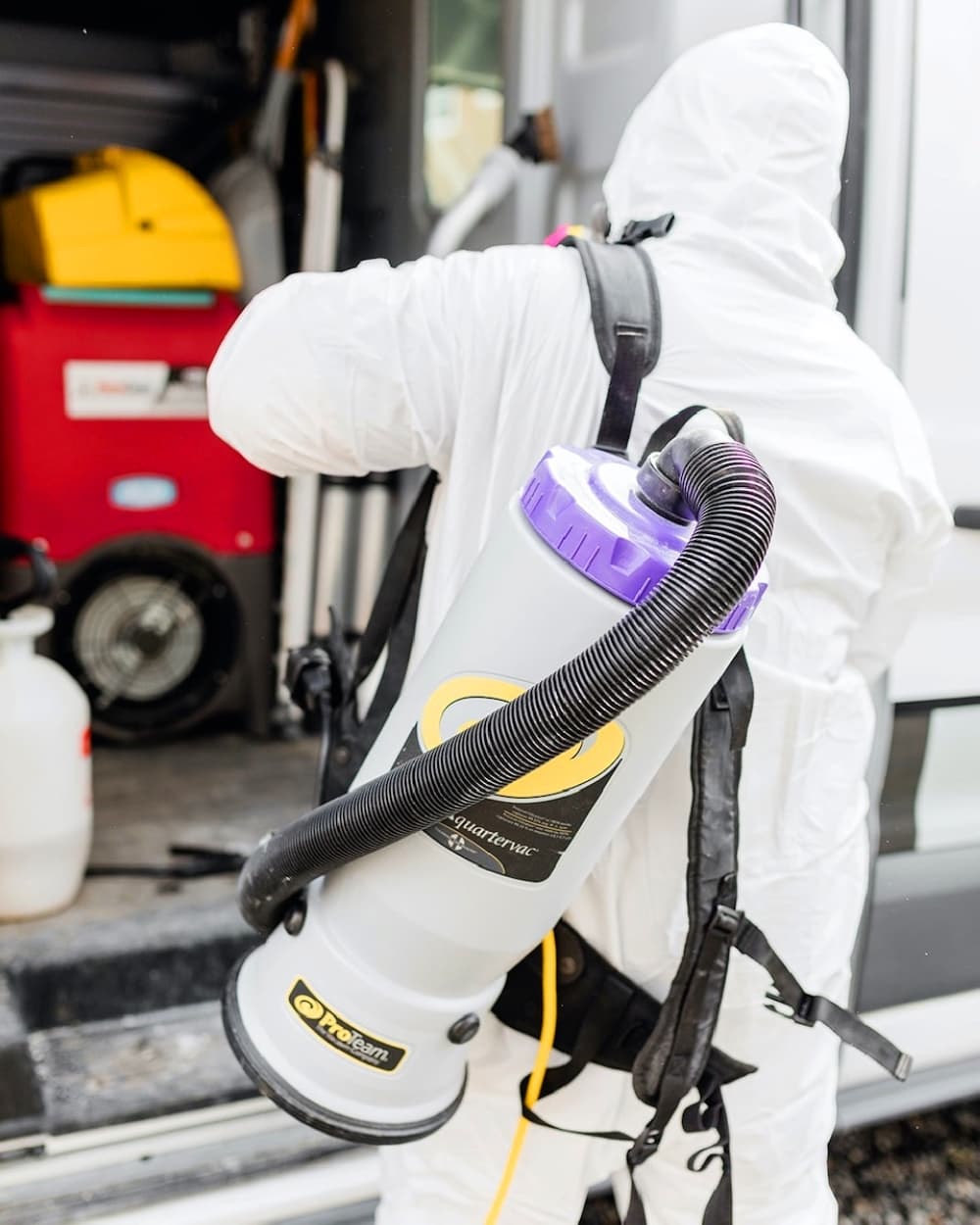 PuroClean’s biohazard remediation team will inspect homes to find all locations affected by waste before conducting a health and safety inspection. (Courtesy PuroClean of Kingwood)